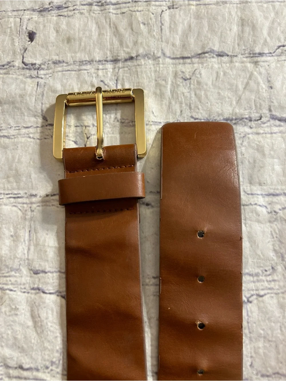 MICHAEL MICHAEL KORS & MICHAEL KORS LOT OF (3) WOMEN’S BELTS BROWN & BLACK STUDS